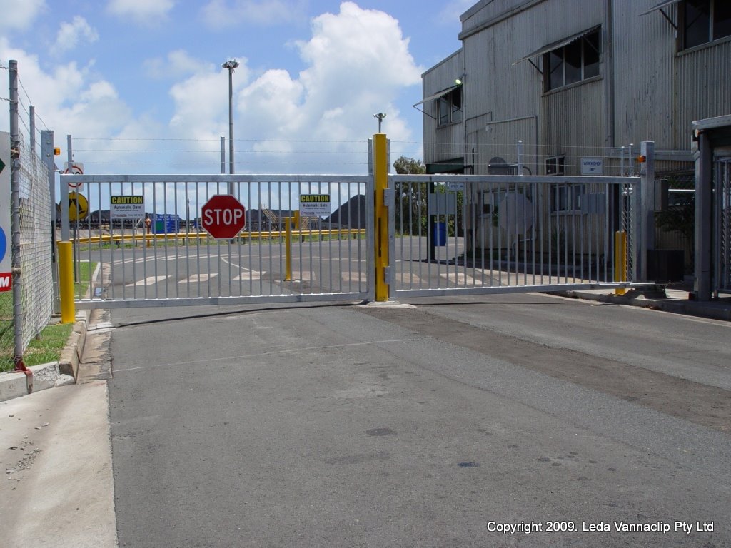 Industrial Single Swing Gate Leda Security Products