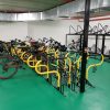 Compact bicycle rack