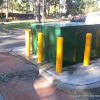 Industrial round fixed bollards
