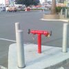 Industrial round fixed bollards