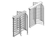 Full height turnstiles