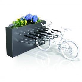 planter box 6 bike parking