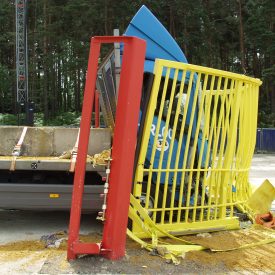 Crash Tested Sliding Cantilevered Gate