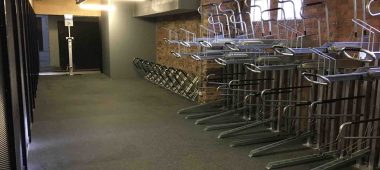 Bike Racks in Brunswick Mall