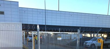 Adelaide Airport Track Gate