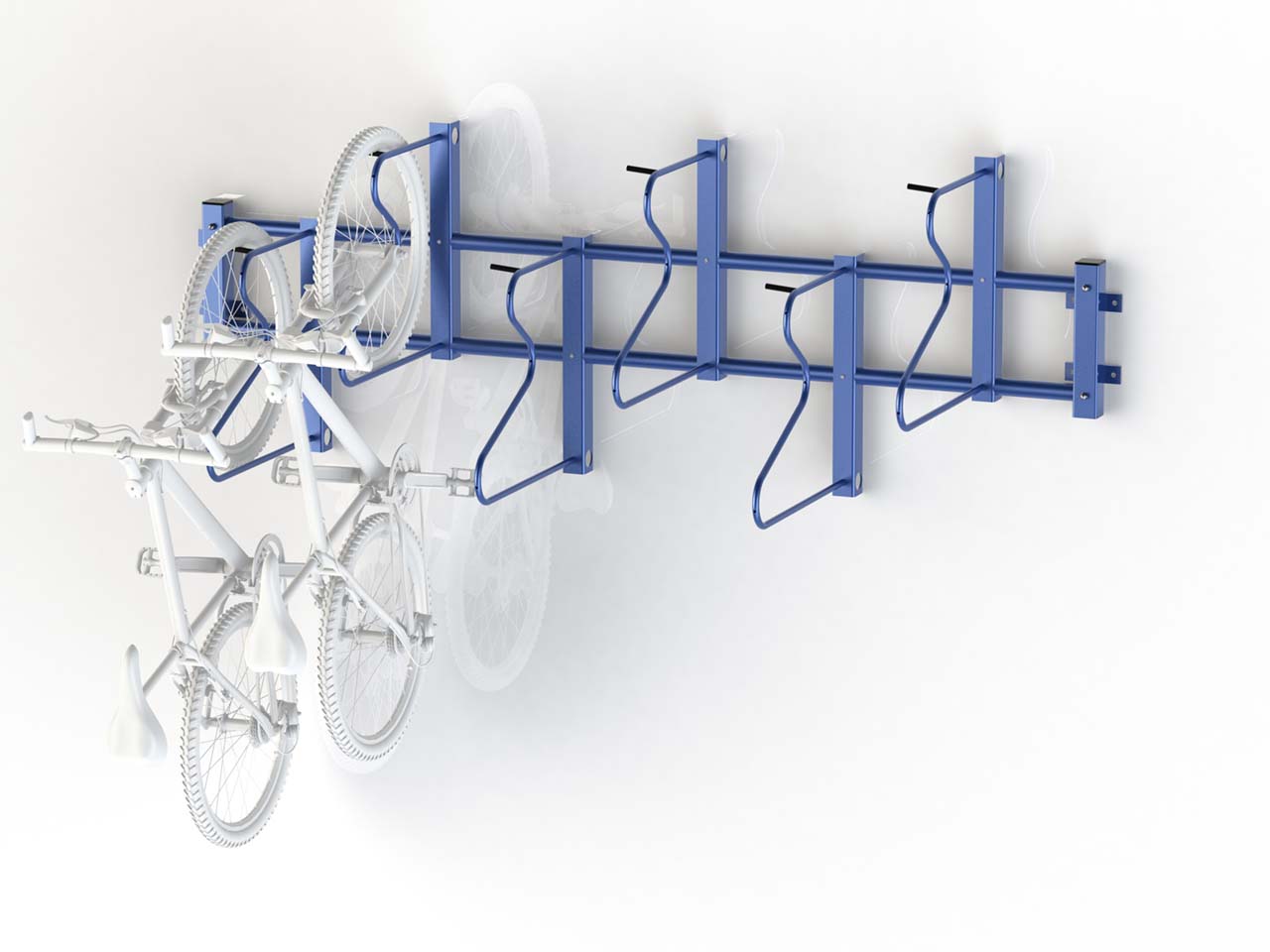 Space Saver Wall Mounted Rack Leda Security Products